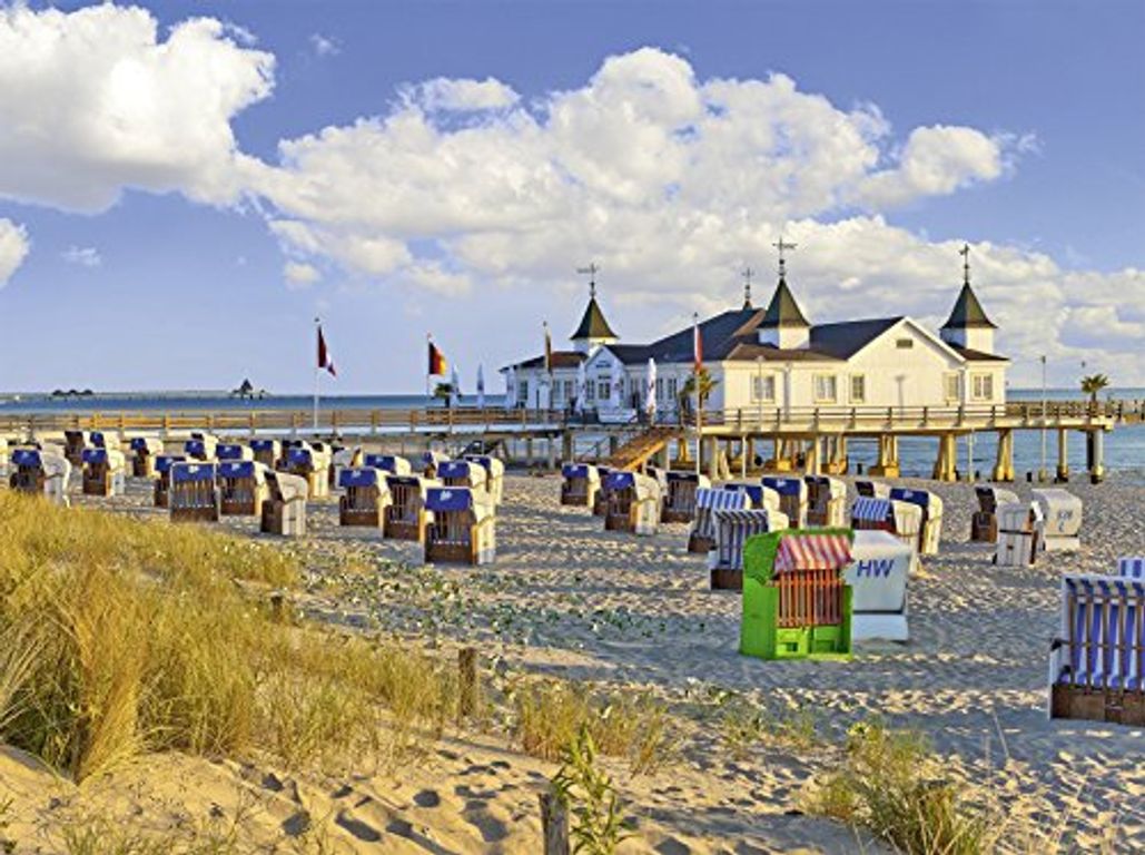 Paniers de plage à Ahlbeck