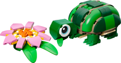 LEGO® Creator Turtle with a Water Lily Flower componenti