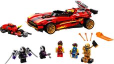 LEGO® Ninjago Le chargeur Ninja X-1 composants