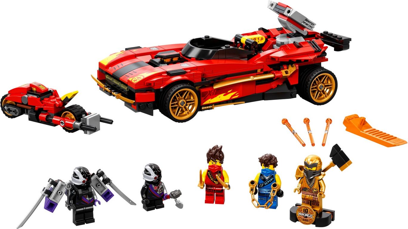 LEGO® Ninjago X-1 Ninja Charger componenten