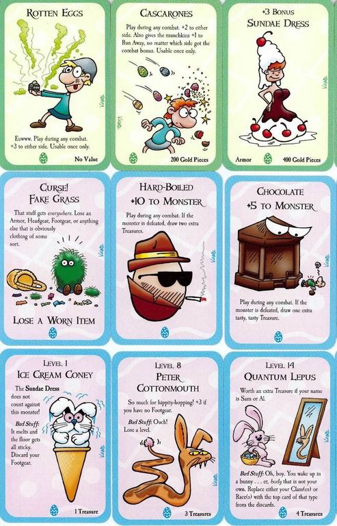 Munchkin Easter Eggs cartes