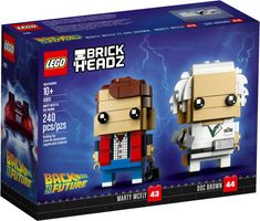 LEGO® BrickHeadz™ Marty McFly e Doc Brown