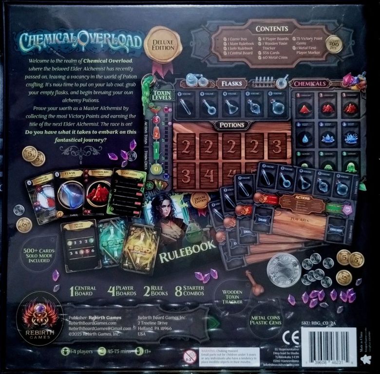 Chemical Overload back of the box