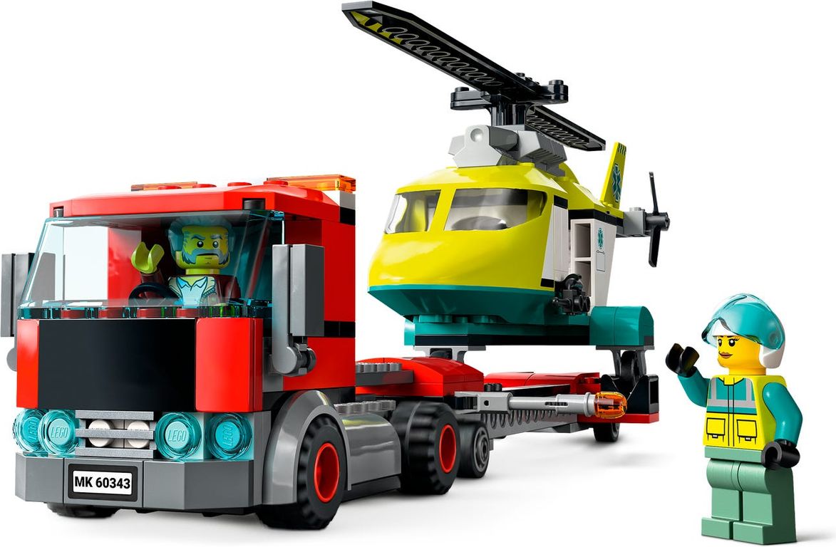 LEGO® City Trasportatore di elicotteri di salvataggio componenti