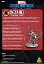 Marvel Crisis Protocol Omega Red Character Pack parte posterior de la caja