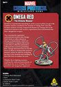 Marvel Crisis Protocol Omega Red Character Pack achterkant van de doos