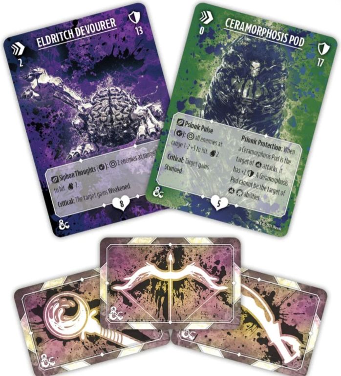 Dungeons & Dragons: Onslaught – Scenario Kit: Grasp of the Mind Flayer partes