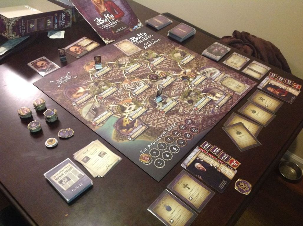 Buffy the Vampire Slayer: The Board Game spielablauf