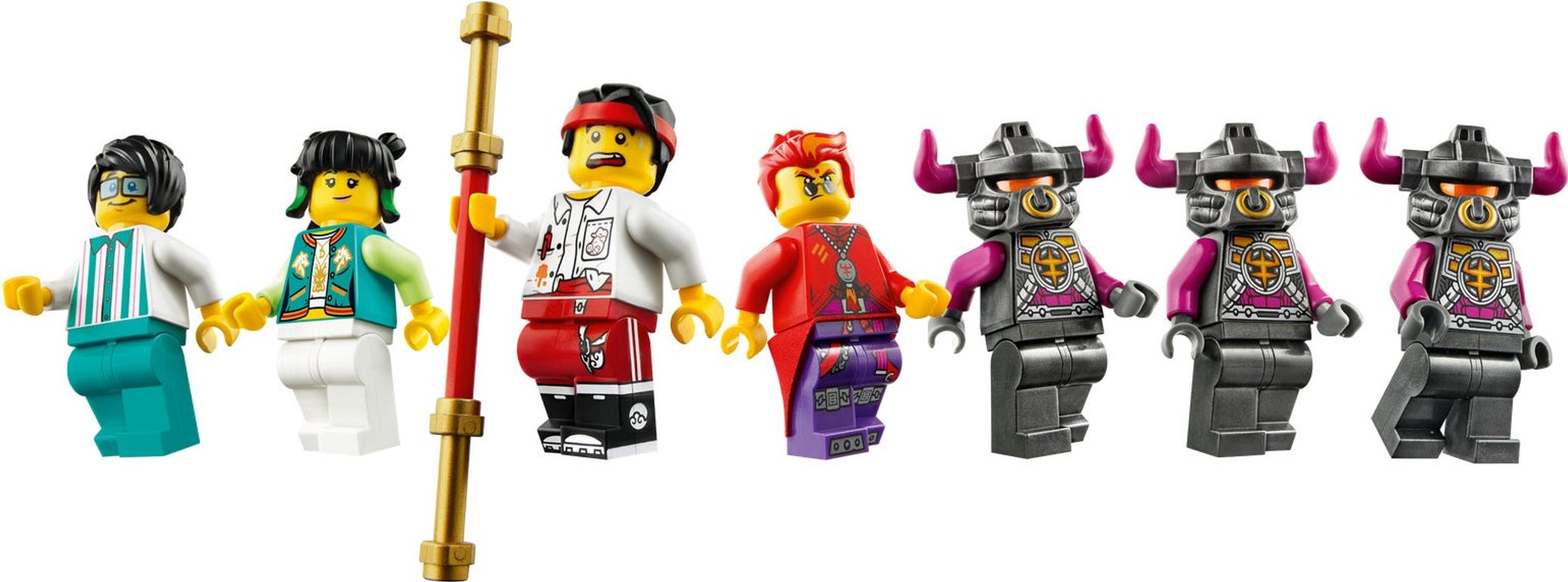 LEGO® Monkie Kid Camión Infernal de Red Son minifiguras