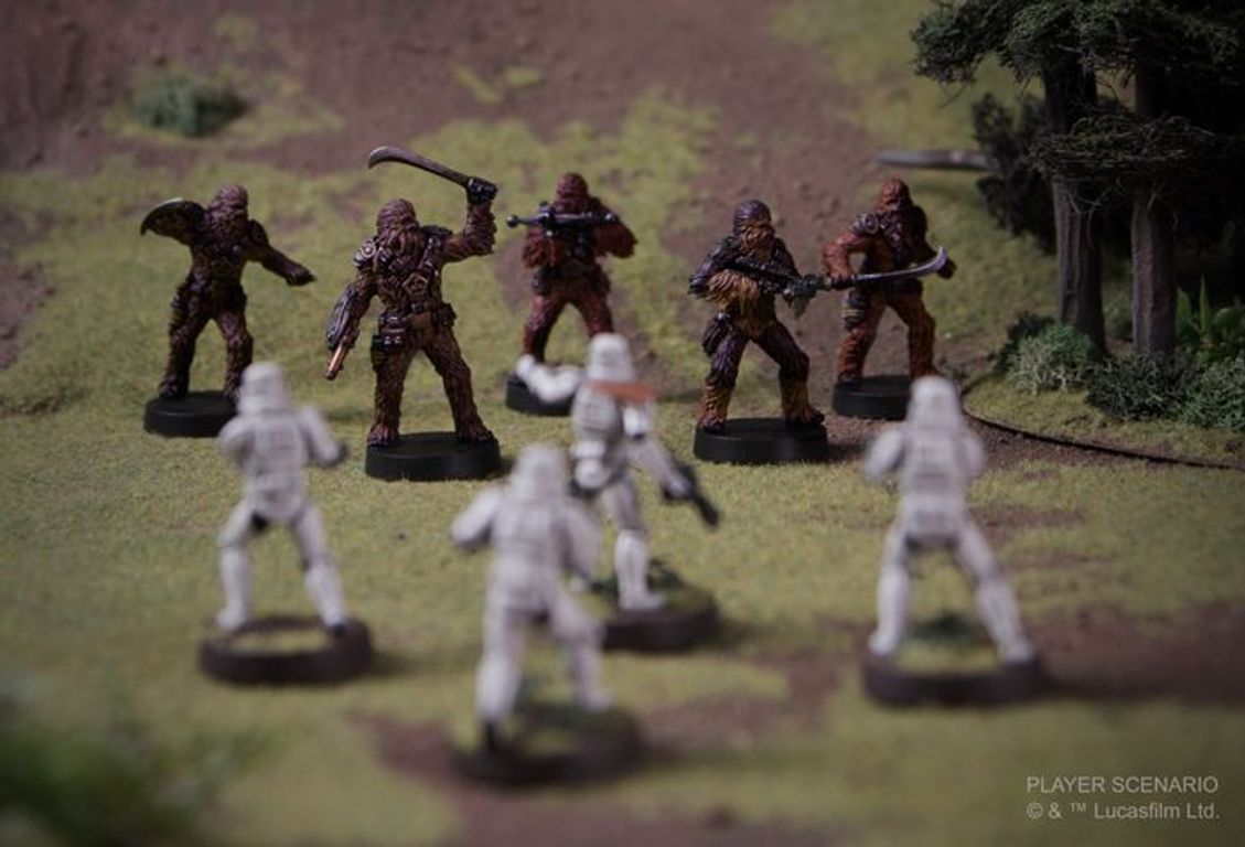 Star Wars: Legion – Guerriers Wookiees Extension d'Unité miniatures