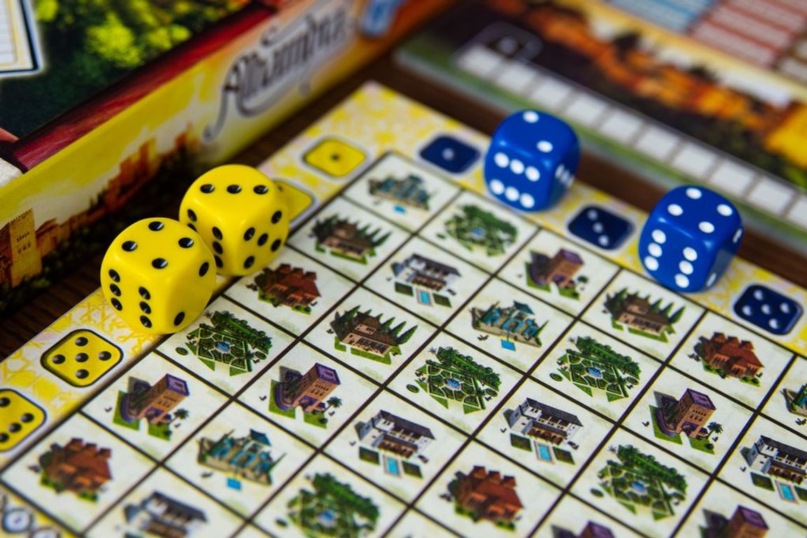 Alhambra: Roll & Write jugabilidad