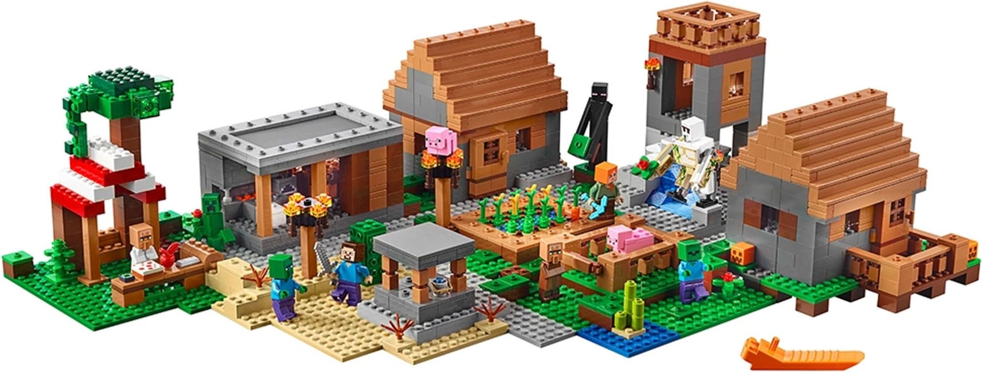 LEGO® Minecraft Das Dorf komponenten