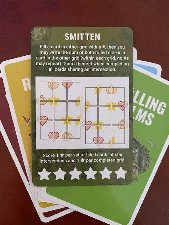 Rolling Realms: Smitten Promo Pack componenti