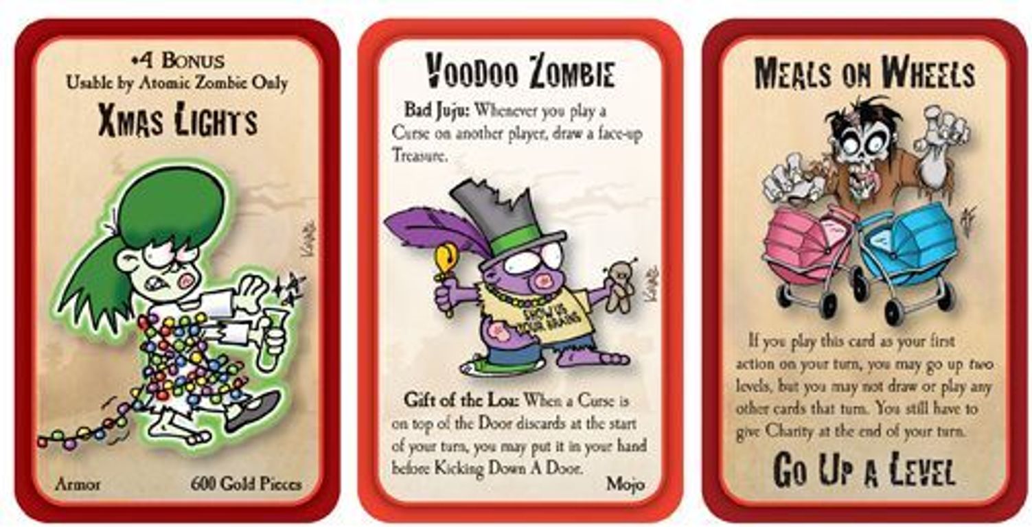 Munchkin Zombies cards