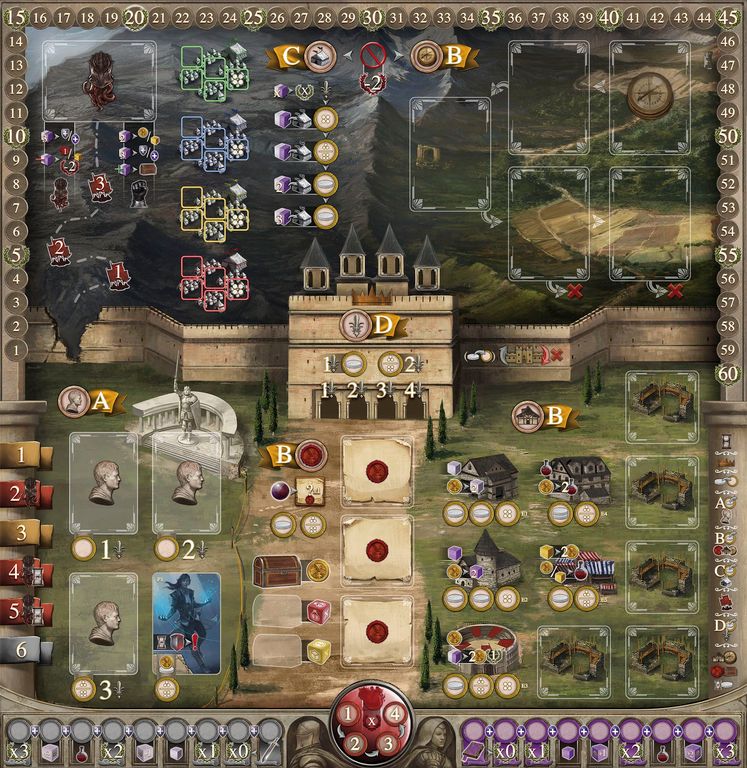 Kingdom Defenders game board
