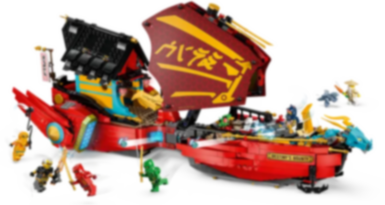 LEGO® Ninjago Barco de Asalto Ninja: Carrera Contra el Tiempo jugabilidad