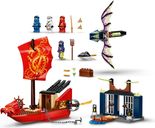 LEGO® Ninjago L'ultime QG des ninjas composants