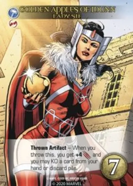 Legendary: A Marvel Deck Building Game – Heroes of Asgard Lady Sif card