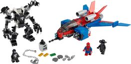 LEGO® Marvel Spiderjet vs. Venom Mech components