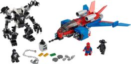 LEGO® Marvel Jet Arácnido vs. Armadura Robótica de Venom partes