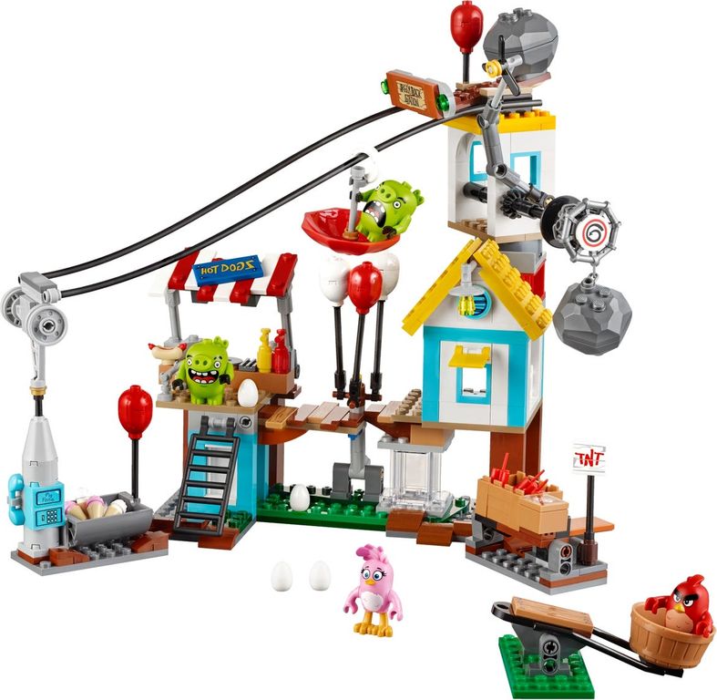 LEGO® Angry Birds Pig City Teardown components