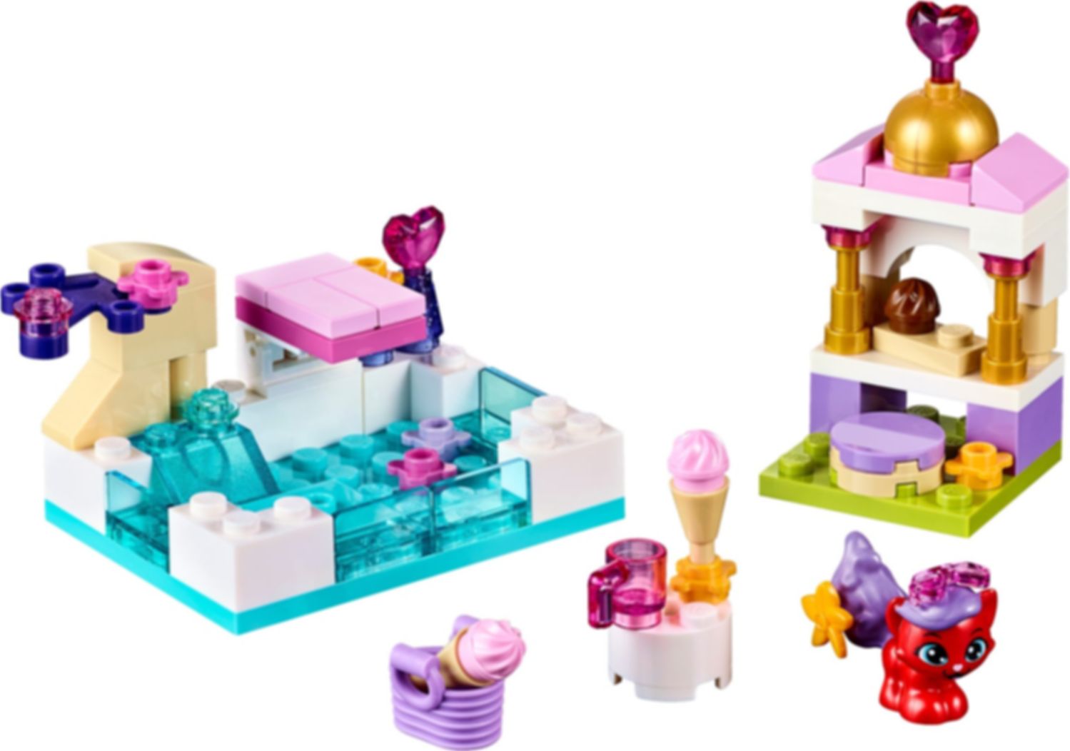 LEGO® Disney Princess Treasure’s Day at the Pool components