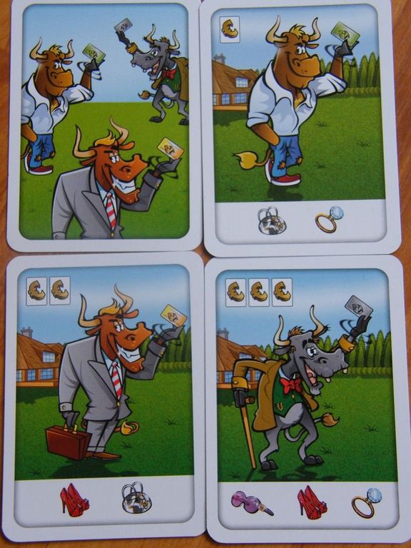 Trendy Cows cards