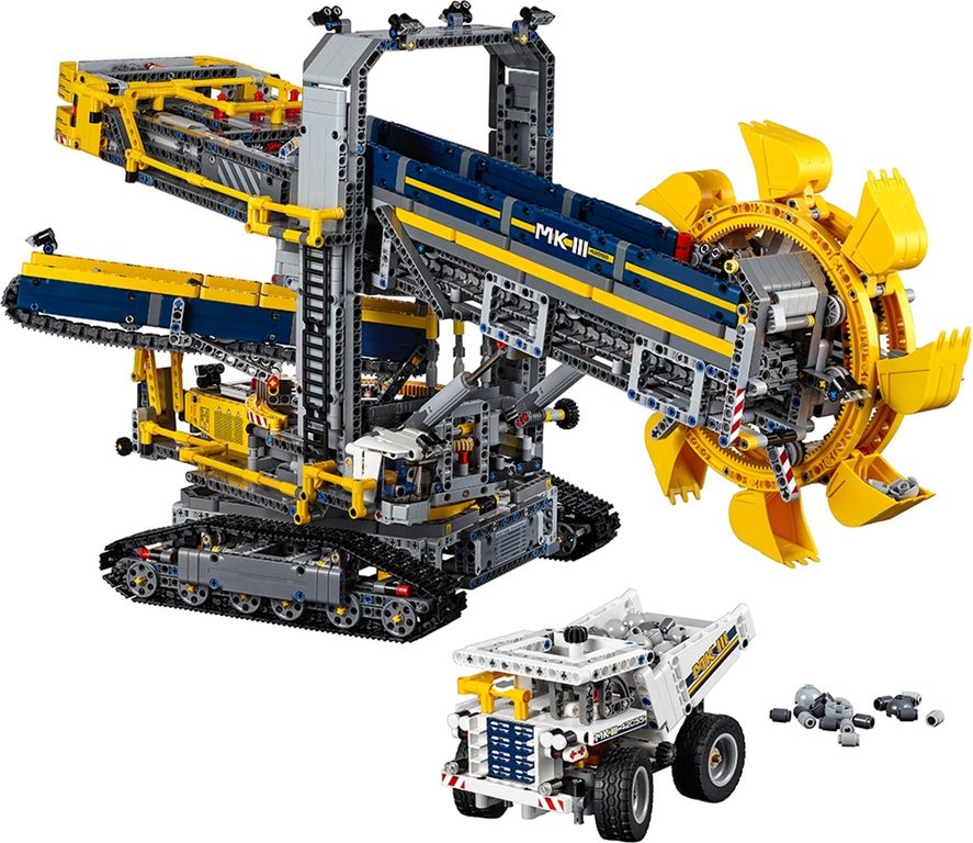 LEGO® Technic Bucket Wheel Excavator components
