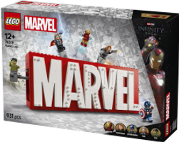 LEGO® Marvel Logo e Minifigure MARVEL