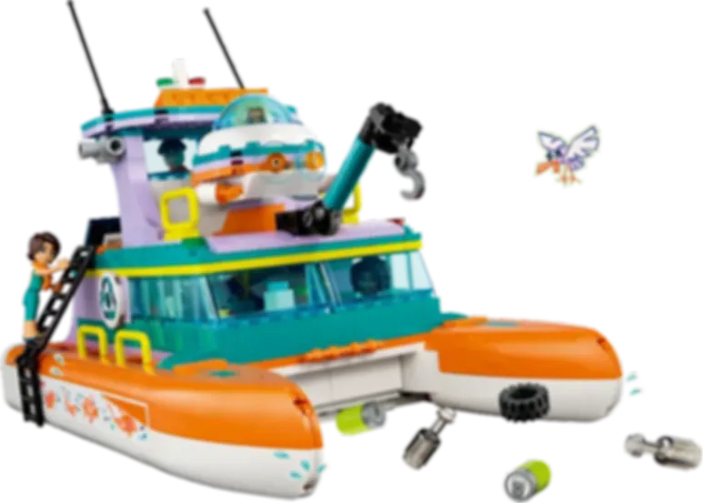 LEGO® Friends Reddingsboot op zee speelwijze