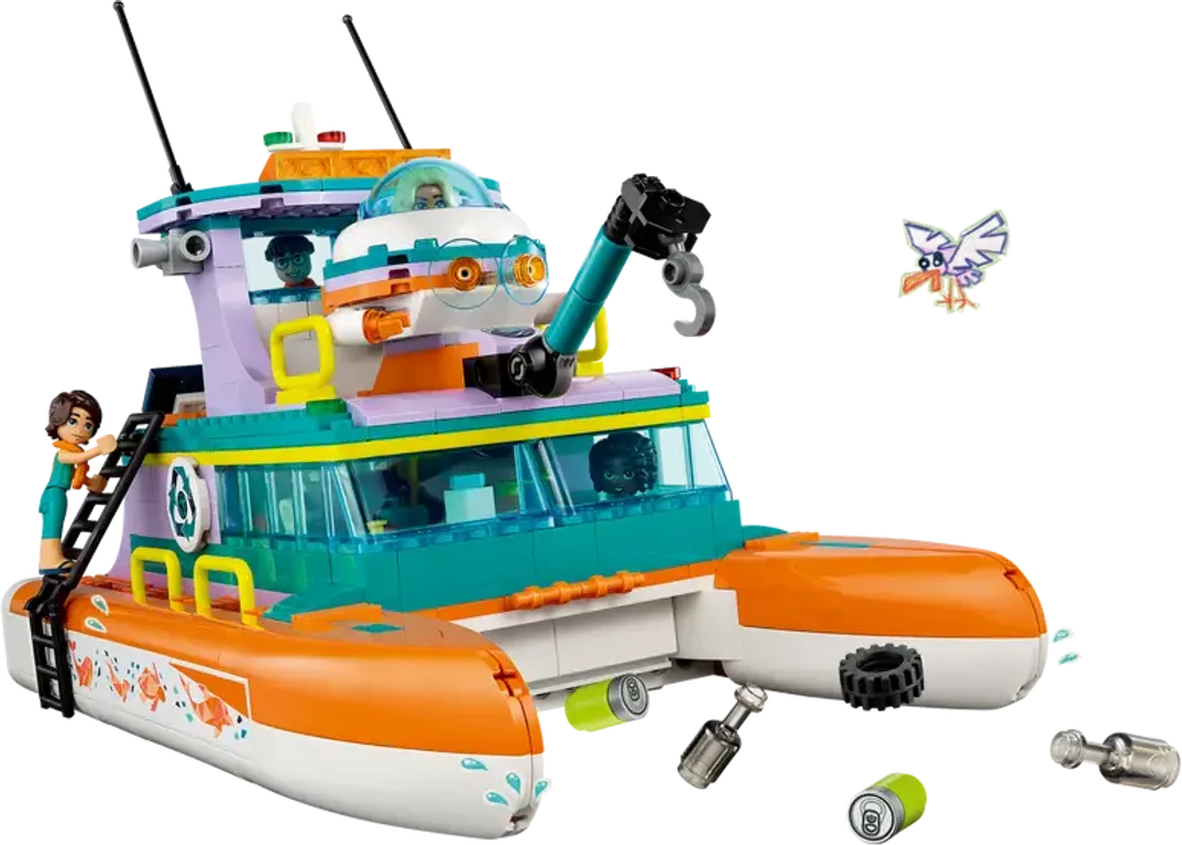 LEGO® Friends Le bateau de sauvetage en mer gameplay