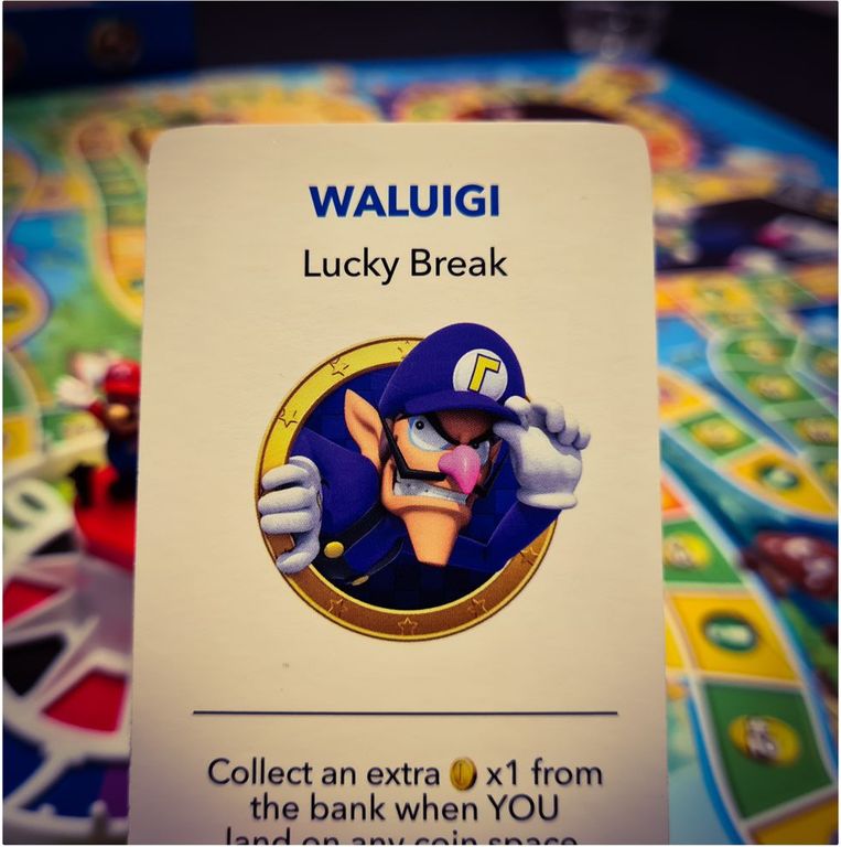 The Game of Life: Super Mario Edition Waluigi carta