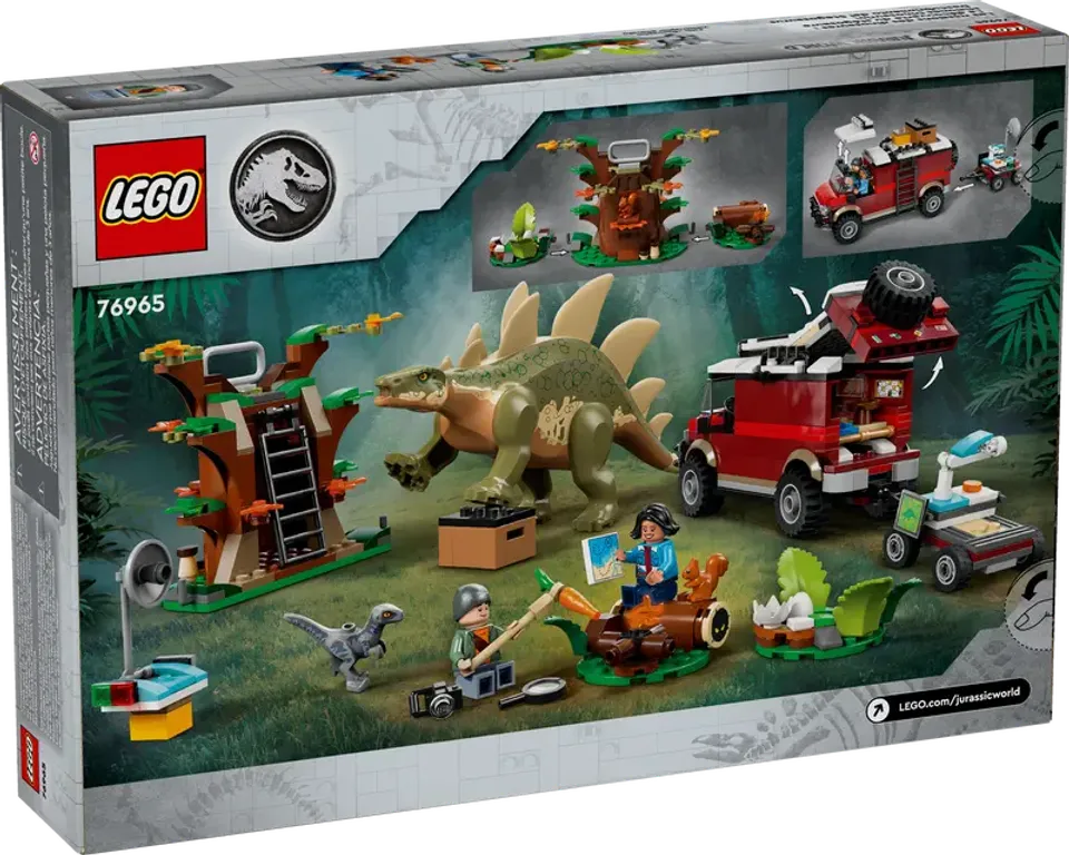 LEGO® Jurassic World Misiones Dinosaurio: Descubrimiento del Stegosaurus