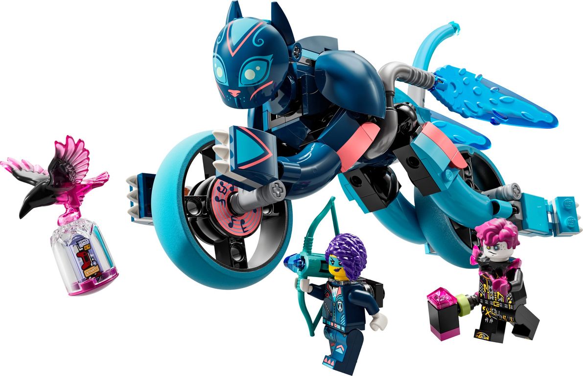 LEGO® DREAMZzz™ Zoey's Cat Motorcycle components