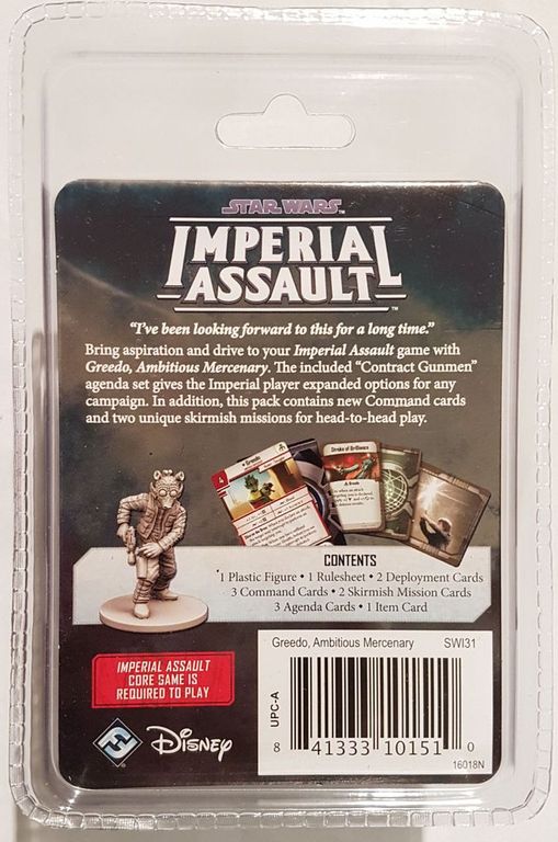 Star Wars: Assalto Imperiale – Pack di espansione: Greedo, Mercenario Ambizioso torna a scatola