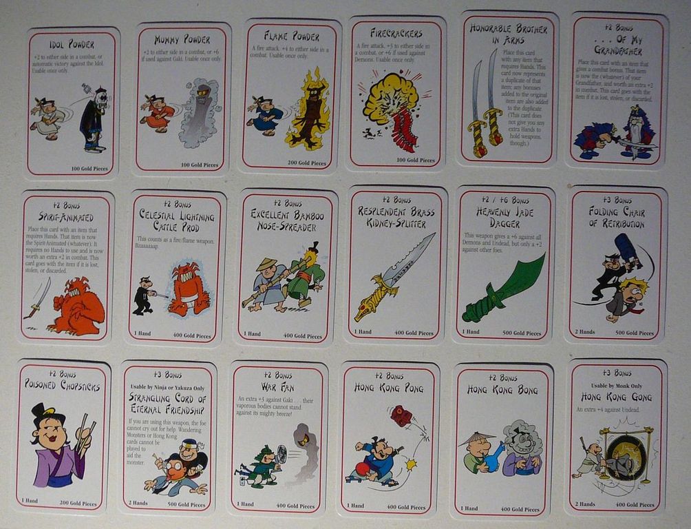 Munchkin Fu cards