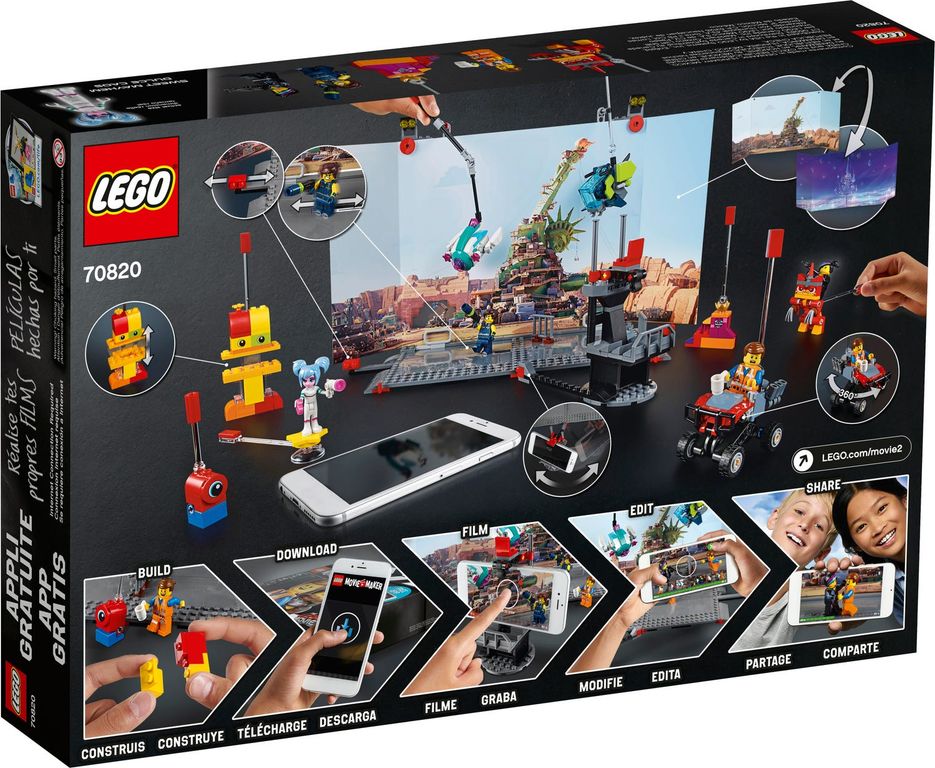 LEGO® Movie Maker parte posterior de la caja