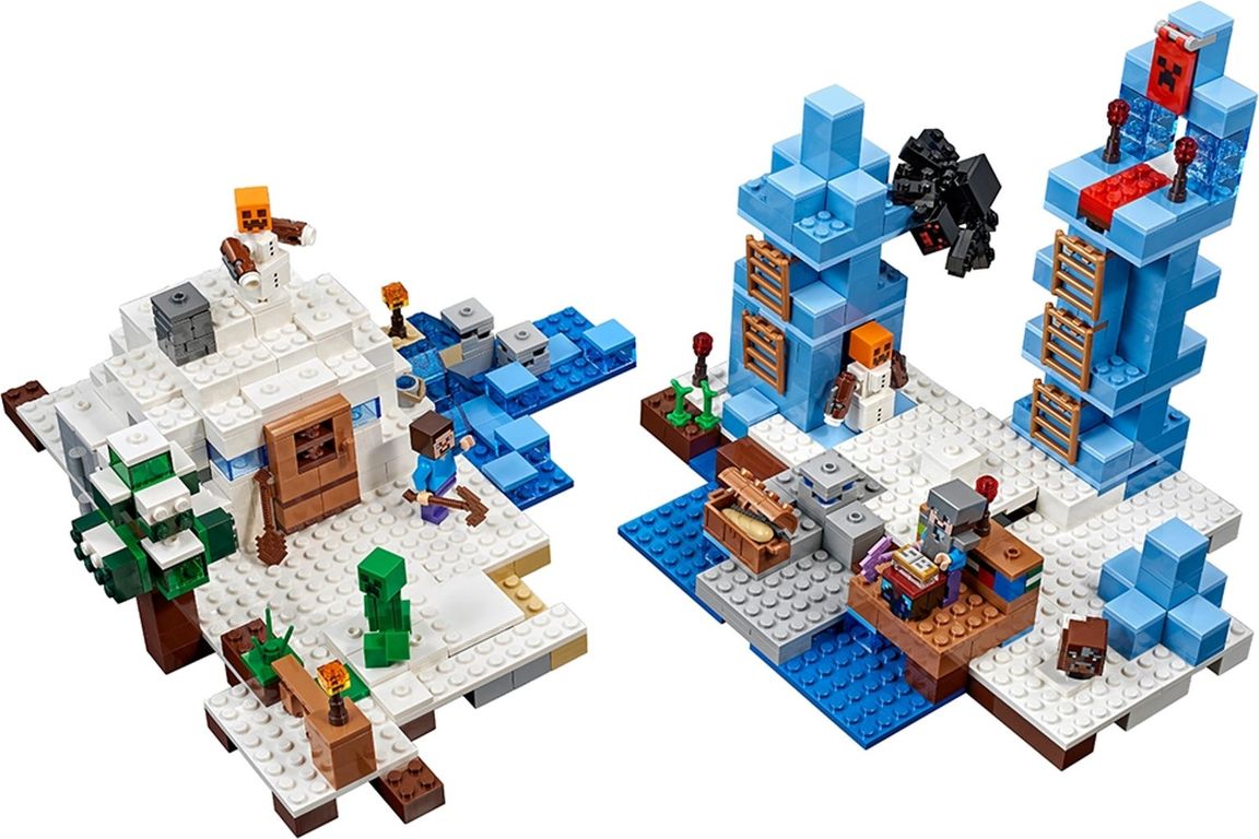 LEGO® Minecraft The Ice Spikes components