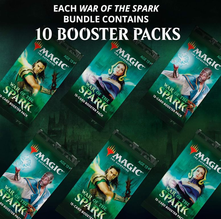 Magic: The Gathering - War of The Spark Bundle cartas