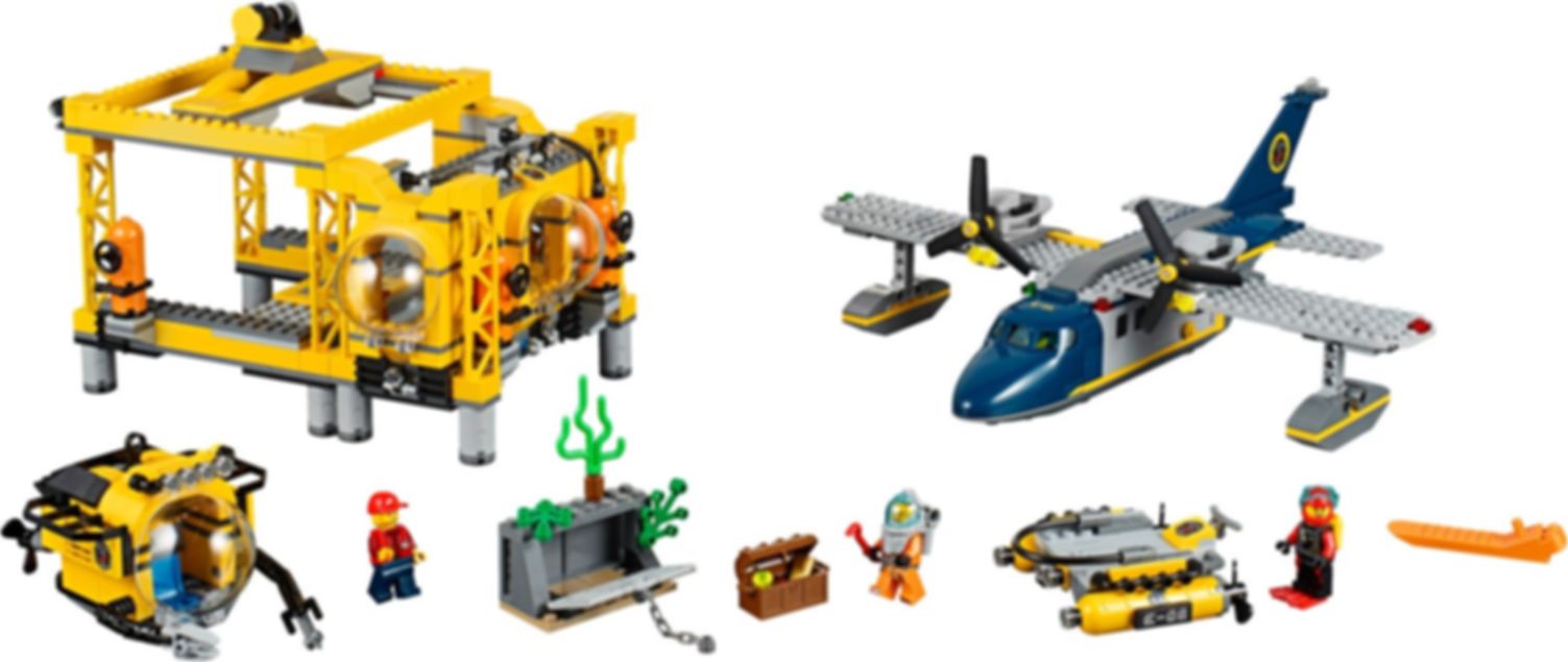 LEGO® City Base de Operaciones de Exploración Submarina partes