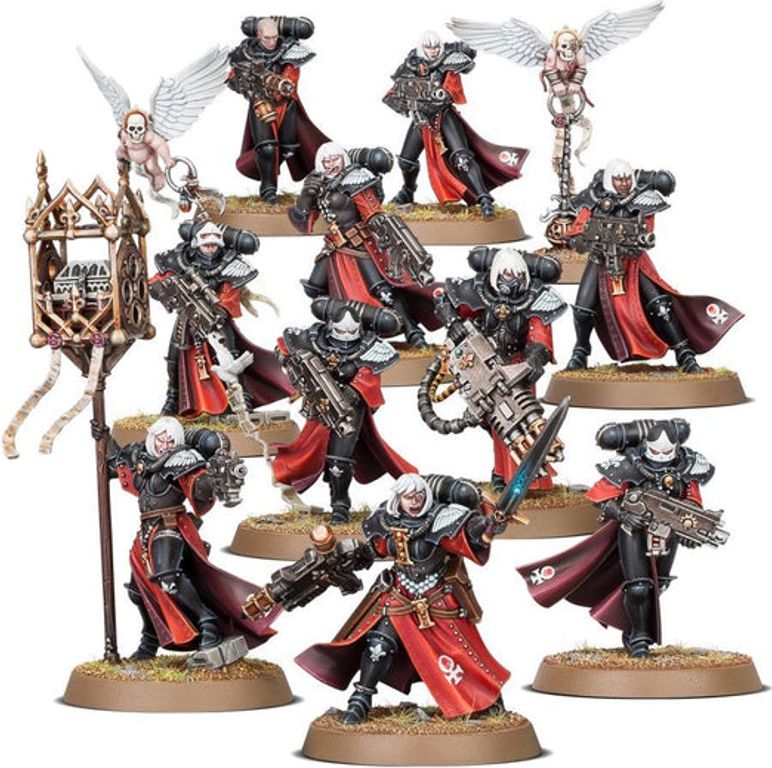 Adepta Sororitas Battle Sisters / Dominions / Celestians Squad (52-20) miniature