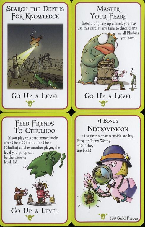 Munchkin Cthulhu 3:  La Crypte De L'Indicible cartes