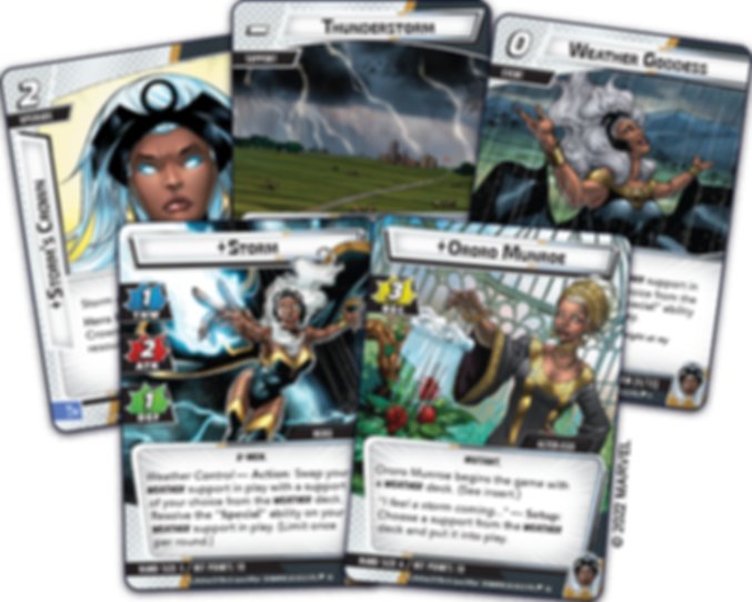 Marvel Champions: The Card Game – Storm Hero Pack cards