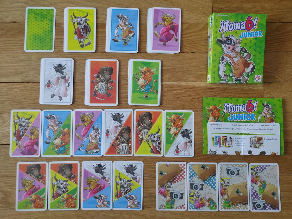 6 qui prend! Junior cartes