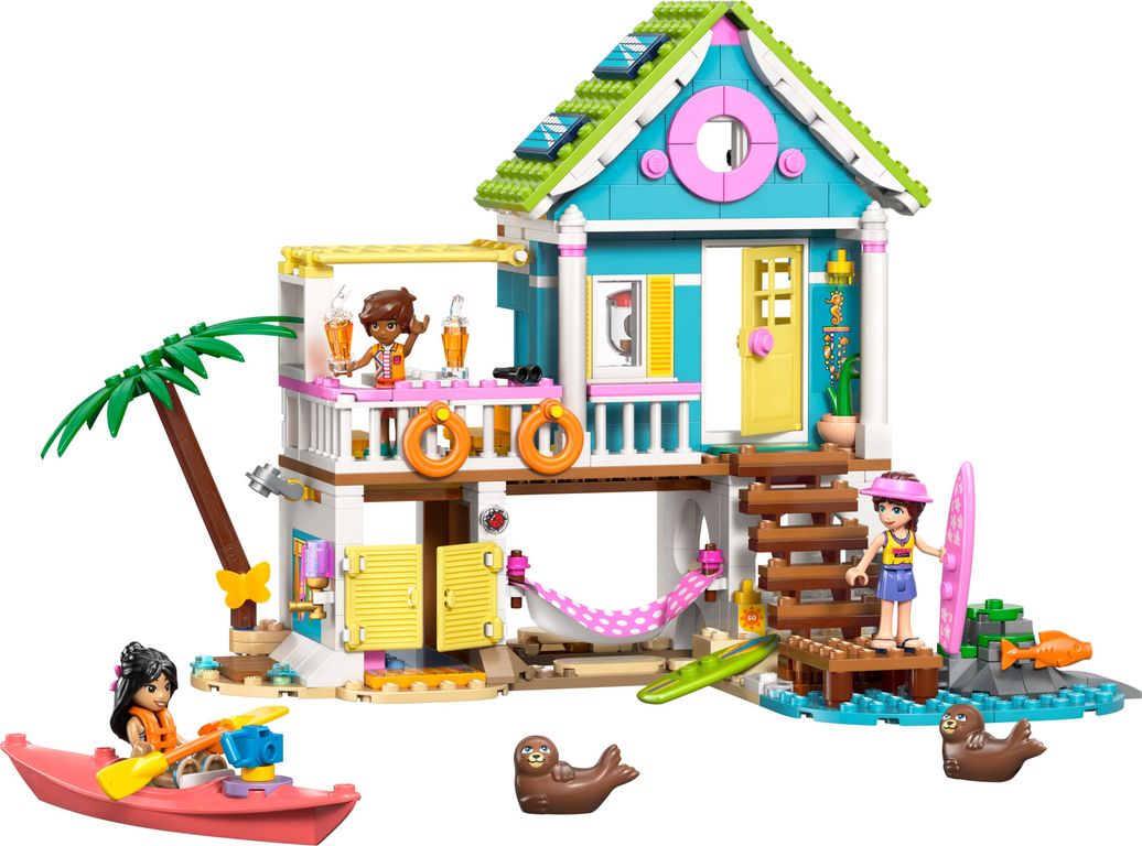 LEGO® Friends Beach House with Seals components