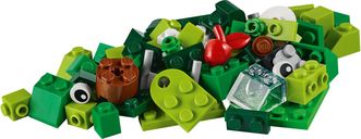 LEGO® Classic Ladrillos Creativos Verdes partes