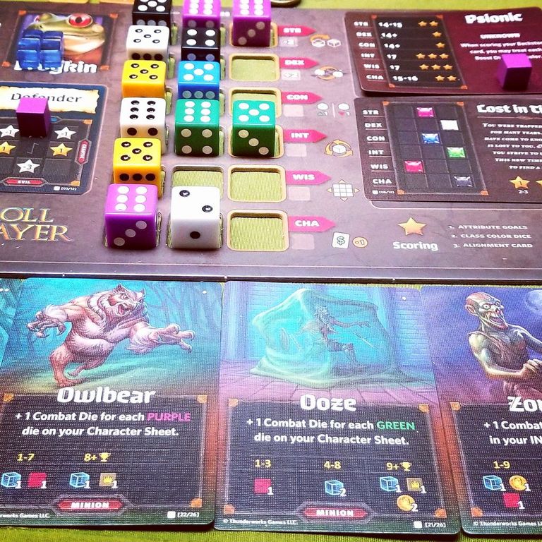 Roll Player: Monstruos y Esbirros jugabilidad