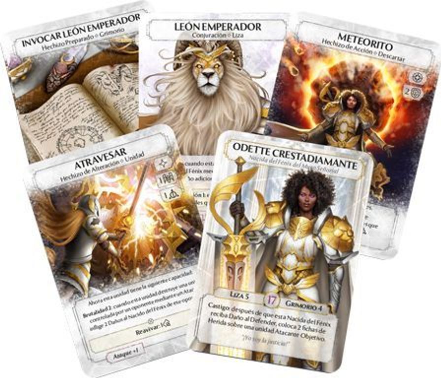 Ashes: Las Leyes de los Leones cartas