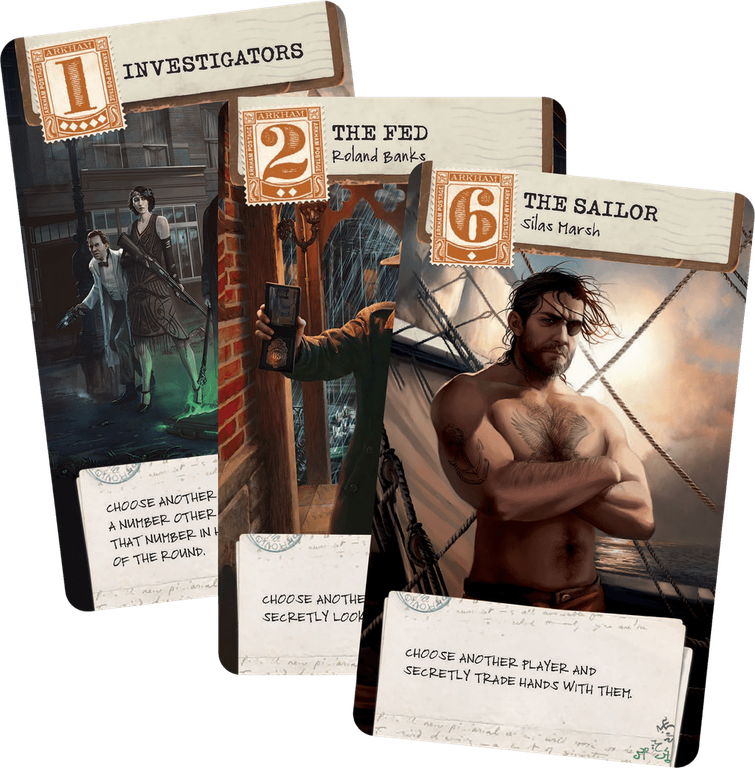 Arkham Horror: Lovecraft Letter cards