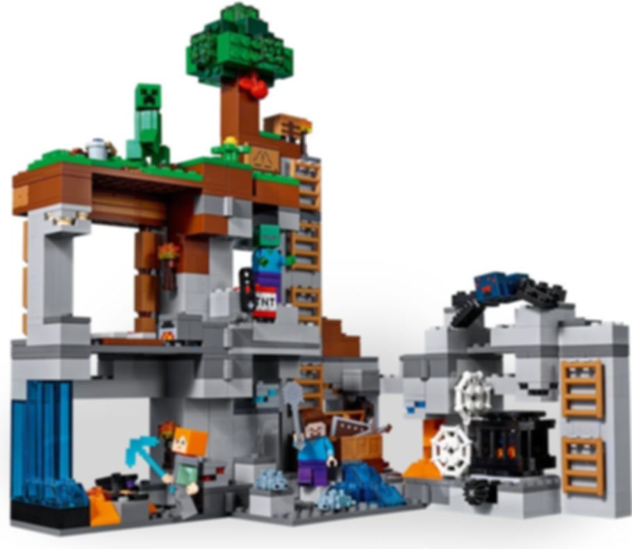LEGO® Minecraft Abenteuer in den Felsen spielablauf